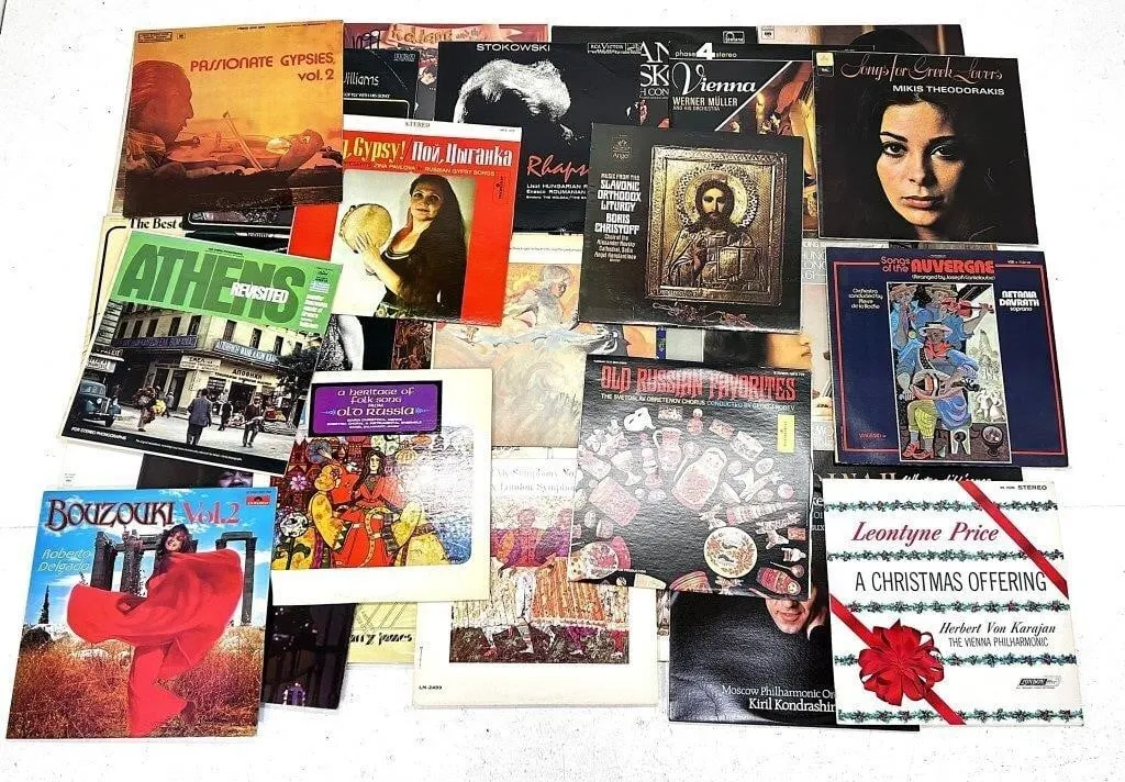 32 ASSTD VINYL ALBUMS FROM AROUND THE WORLD