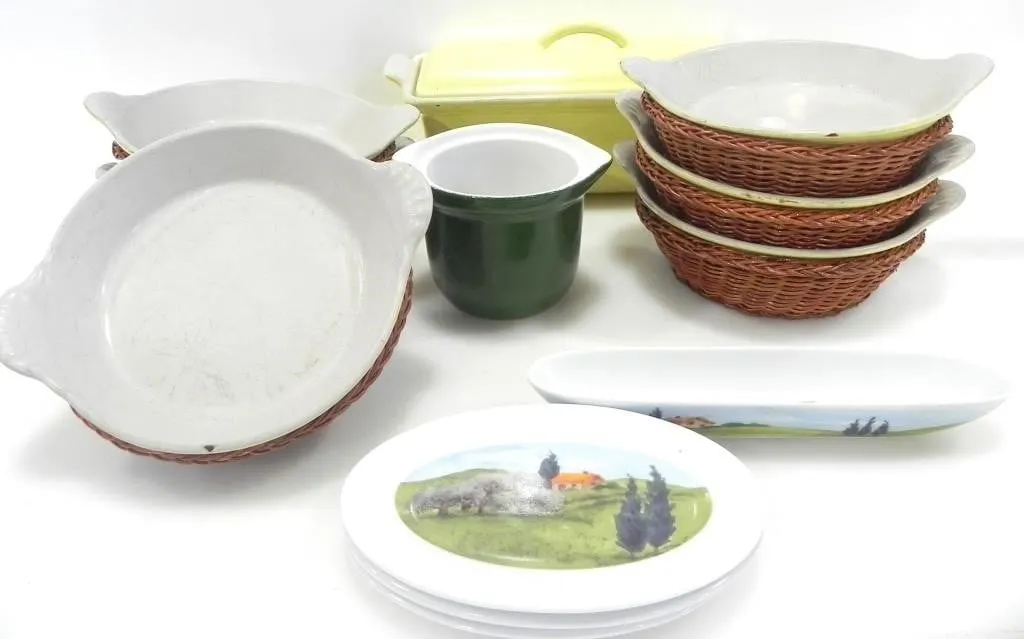SERVING, BAKING, CASSEROLE, TIDBIT PLATES & DISHES