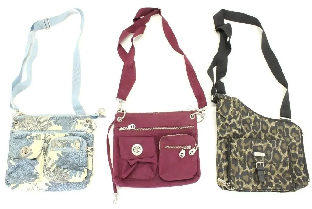3 BAGGALLINI CROSSBODY MULTI-POCKET BAGS