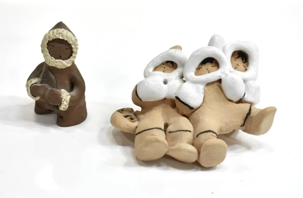DUBE AND HELGA POTTERY FIGURINES