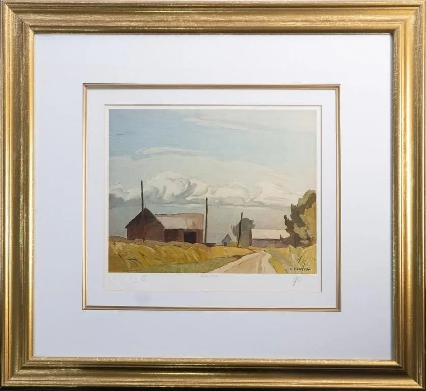 A.J. CASSON "BRUCE BEACH" LIMITED ED GICL�E PRINT