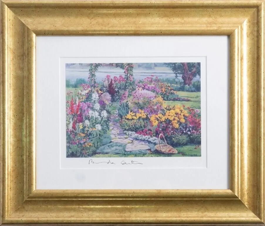 BRENDA CARTER SIGNED GARDEN GICL�E PRINT