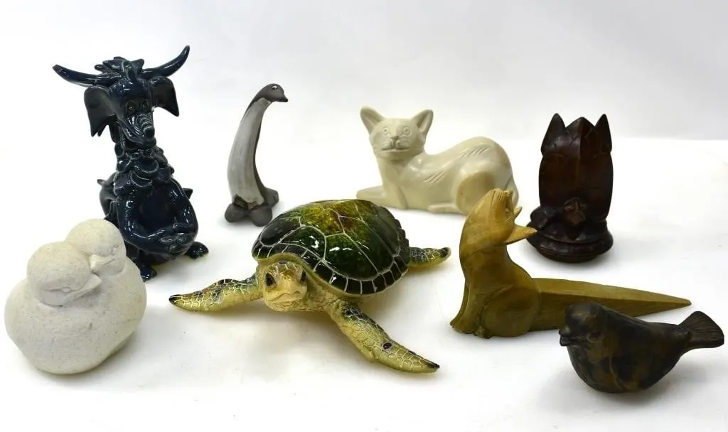ANIMAL FIGURES & DRAGON, MIX MEDIUMS
