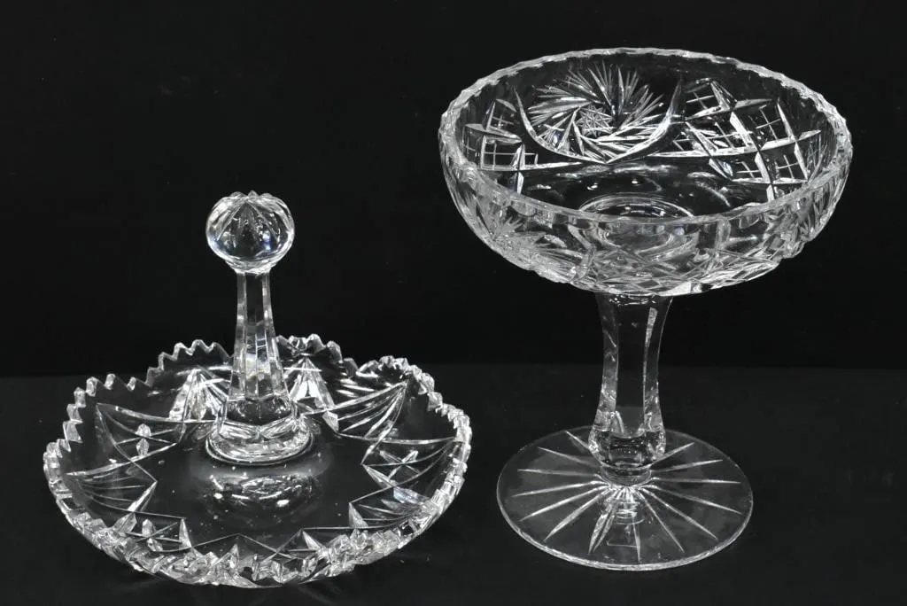 CRYSTAL CANDY DISHES