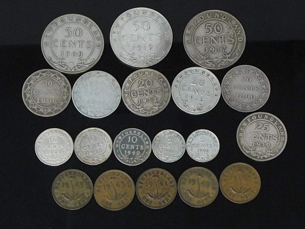 CIRCULATED NEWFOUNDLAND 925 SILVER CURRENCY 72.29g