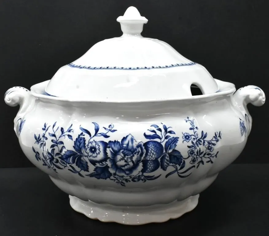 BOOTHS ENGLAND "PEONY" SOUP TUREEN