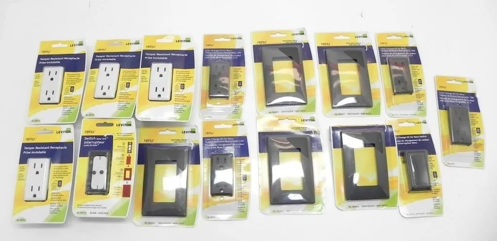 LEVITON COLOR CHANGE KIT, SWITCH BASE UNIT