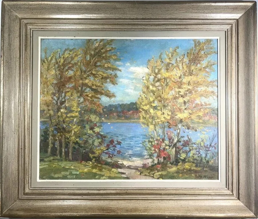 RUTH MCLEAN CANADIAN AUTUMN LAKE
