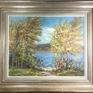 RUTH MCLEAN CANADIAN AUTUMN LAKE