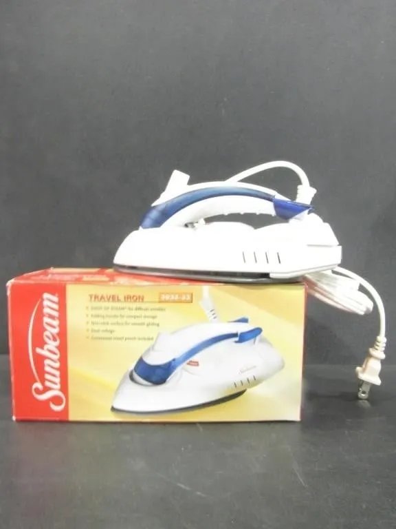 SUNBEAM TRAVEL IRON MODEL: 3932-33