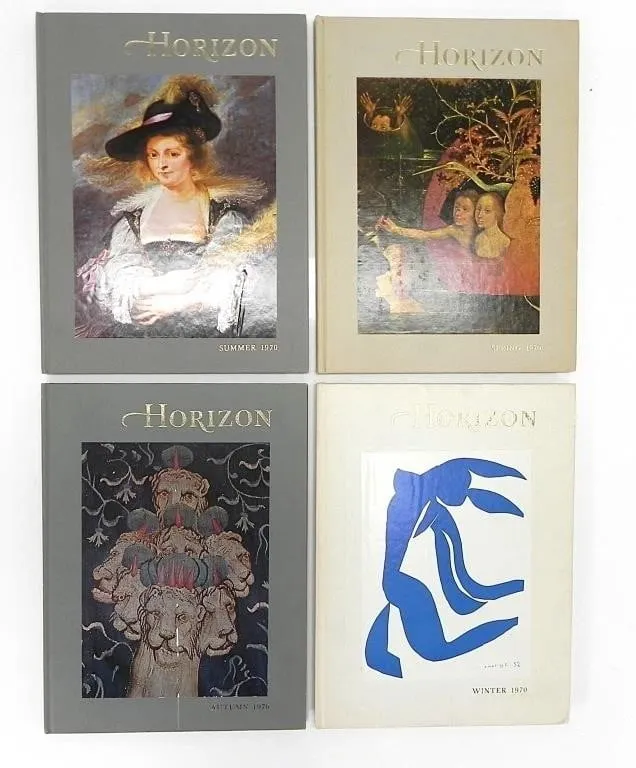 "HORIZON: A MAGAZINE OF THE ARTS" VOL12 1970 1-4