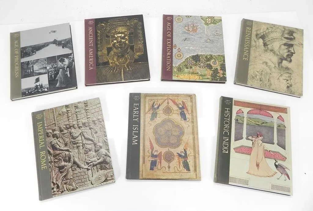 7 "THE GREAT AGES OF MAN" BOOKS