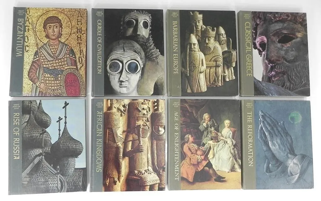 7 "THE GREAT AGES OF MAN" BOOKS