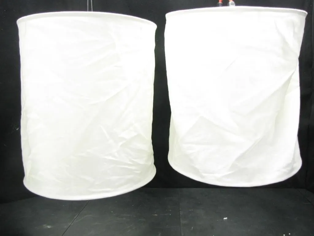 2X14" CYLINDRICAL FABRIC LAMPSHADE