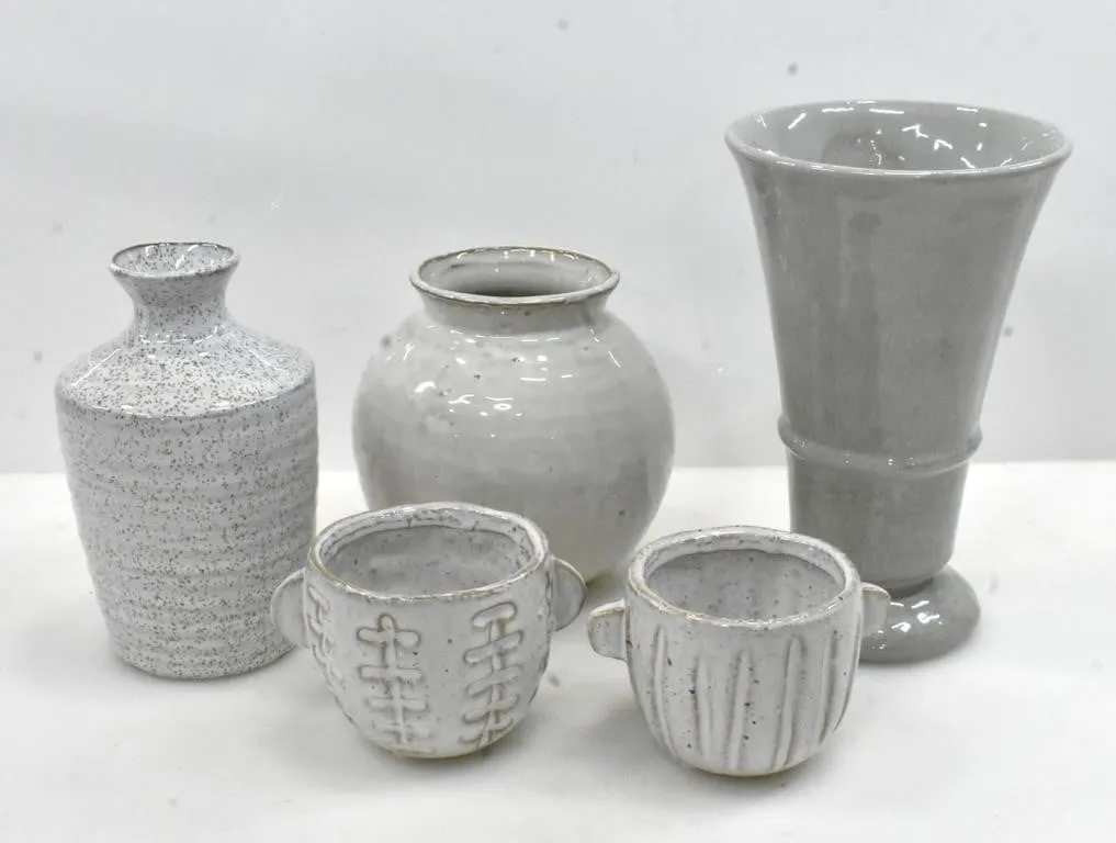 ORGANIC MODERN CERAMIC PLANTERS & VASES