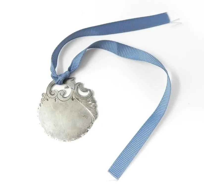 STERLING SILVER ENGRAVABLE MEDAL 7g
