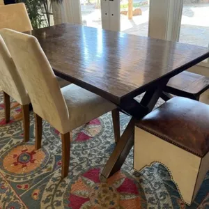 Beautiful Dining Table w/ 3 Chairs, Stool, Bench