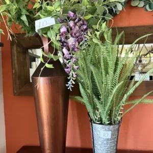 2 Artificial Plants in Pots