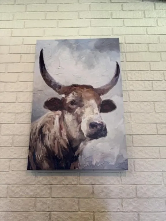 Canvas Cattle Wall D�cor Print