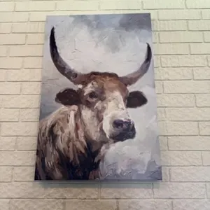 Canvas Cattle Wall D�cor Print