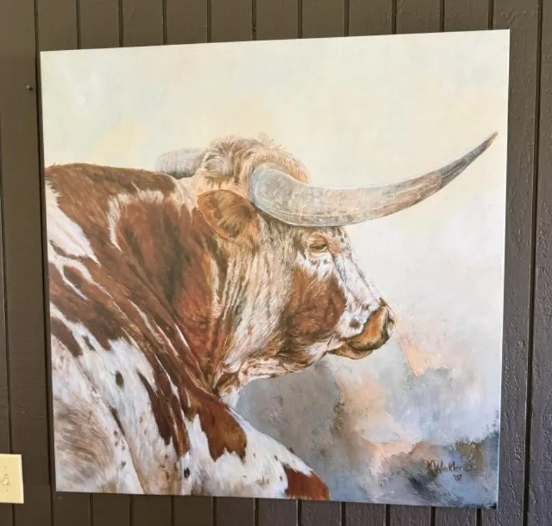 Canvas Cattle Wall D�cor Print