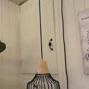 Hanging Caged Lamp