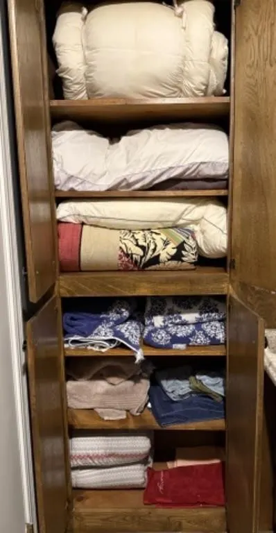 Comforters, Pillows, Towels