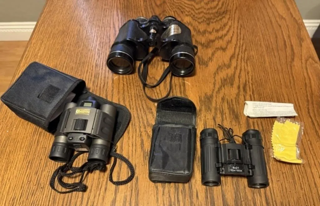 3 Pairs of Binoculars
