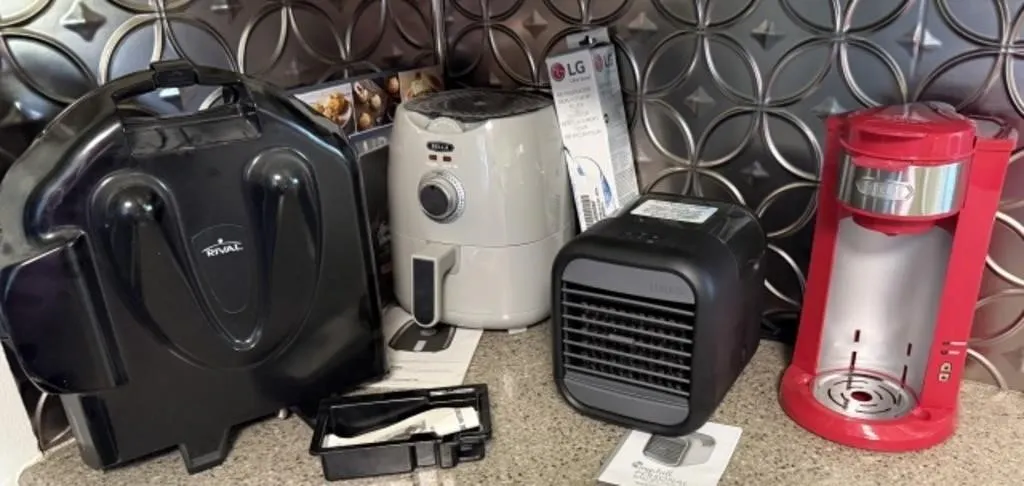 Air Fryer, Electric Griddle, Space Cooler,