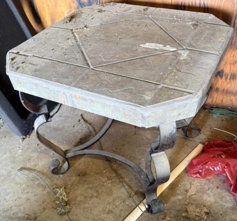 Side Table w/ Tile Top
