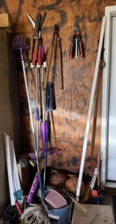 Trimmers, Mops, Basketballs, Trash Bags,
