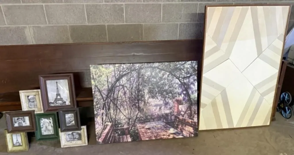 Wooden Wall Art, Canvas Art, Picture Frame