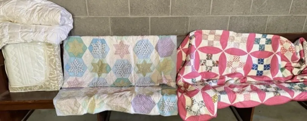 2 Quilts, 1 Mattress Cover, 1 Duvet Cover