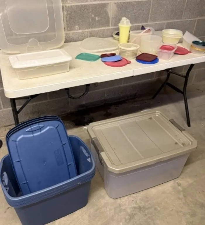 Totes w/ Lids, Misc. Food Storage Containers