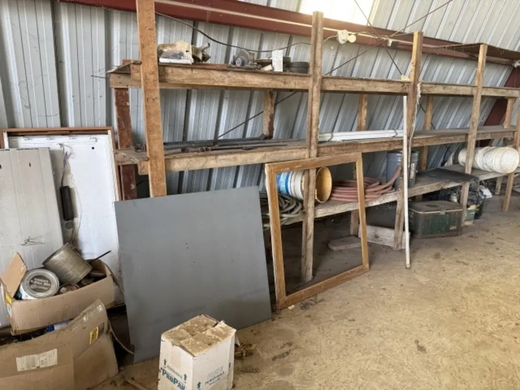 Contents of Wood Shelves (Contents ONLY)