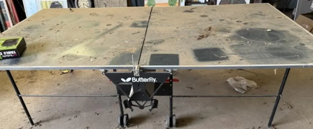 Butterfly Folding Ping Pong Table w/ Table Cover