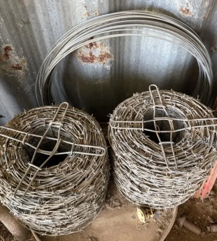 2 Rolls of Barbed Wire, Misc. Wire