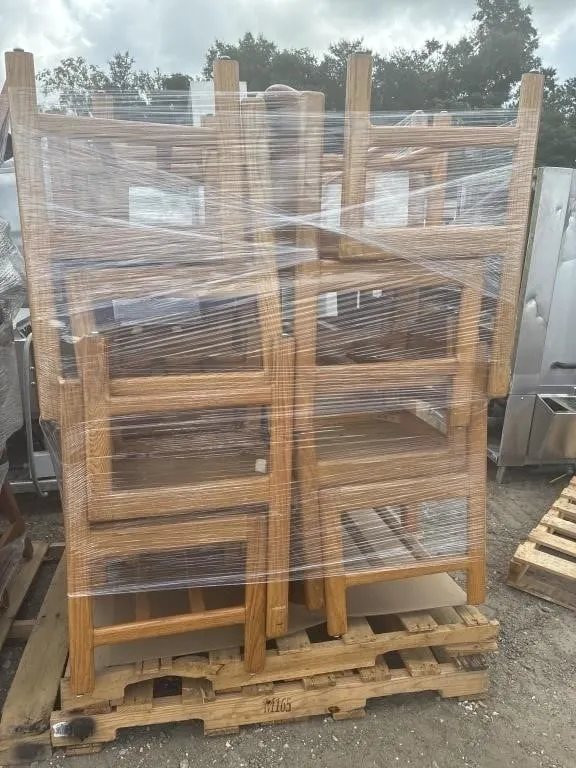 x1 PALLET OF WOODEN CHAIRS