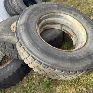 3 Tires c/w Rims (11R22.5, 13R22.5, 10R22)