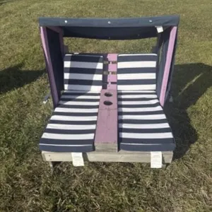 Kid's 2 Seater Lounger c/w Canopy