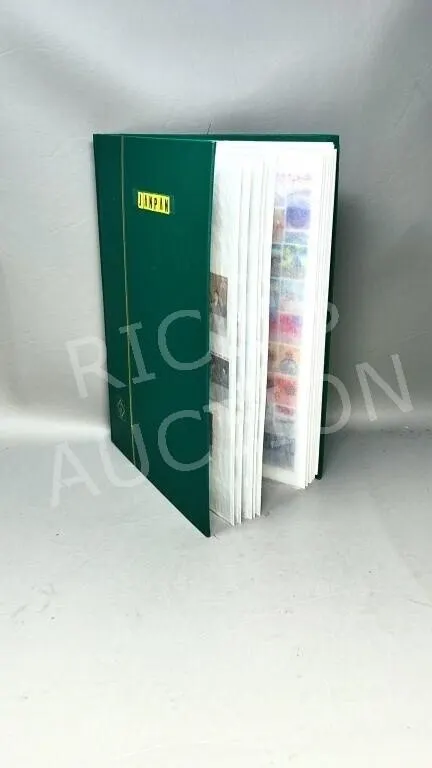 16 page Japanese stamp collection in album