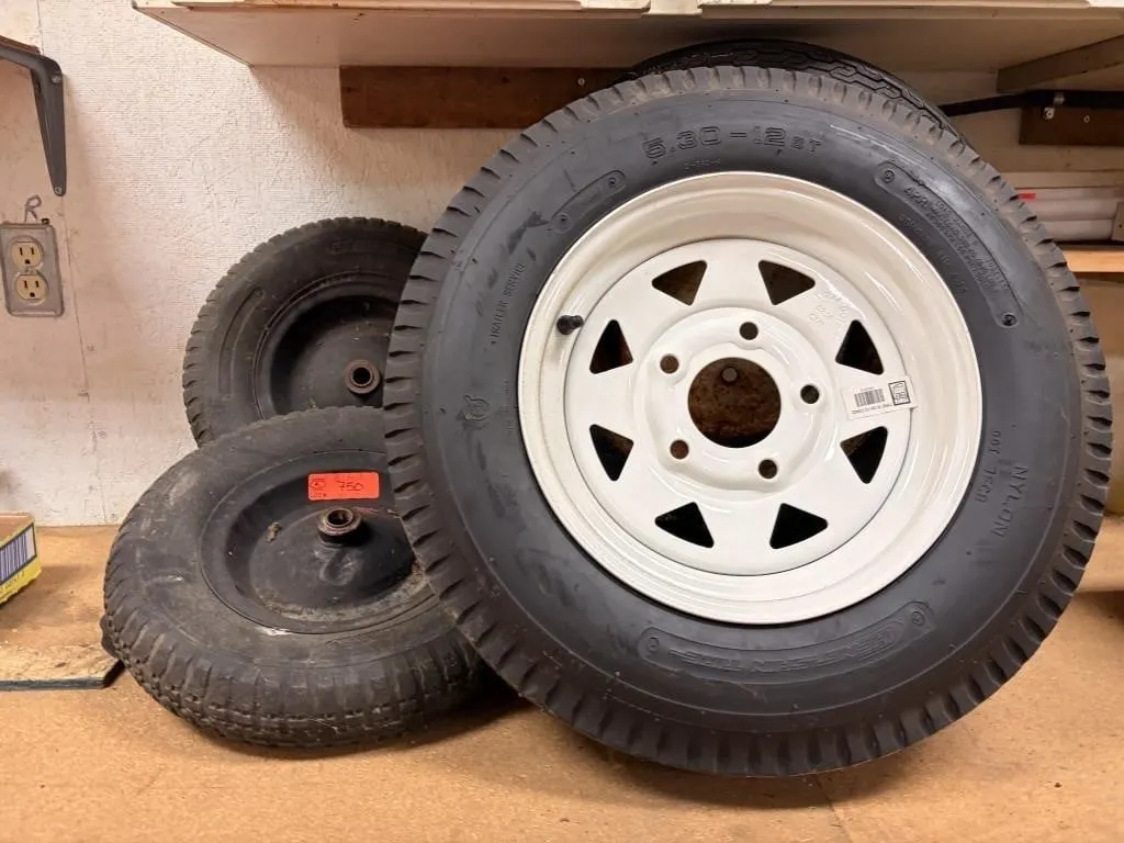 Tires/Rims - 4.80/4.00-8 2PR 5.30-12