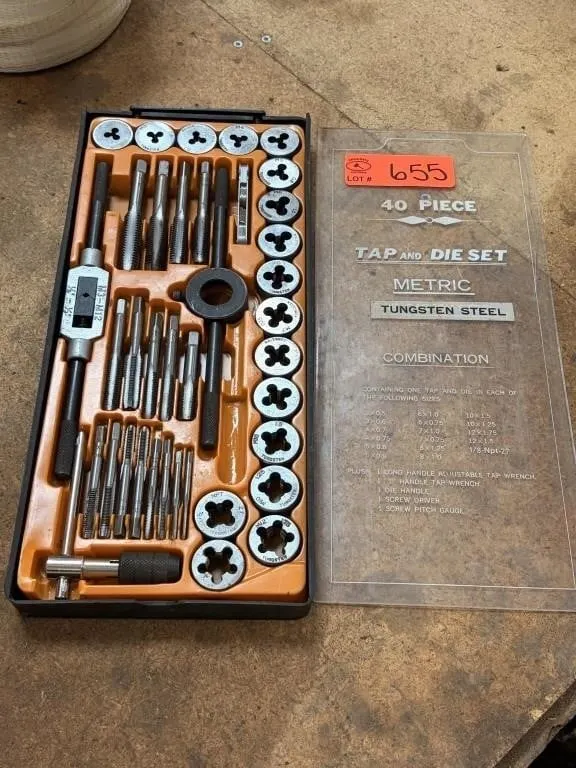 Tap & Die Set- Tungsten steel