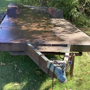 Shop built tandem axle trailer
