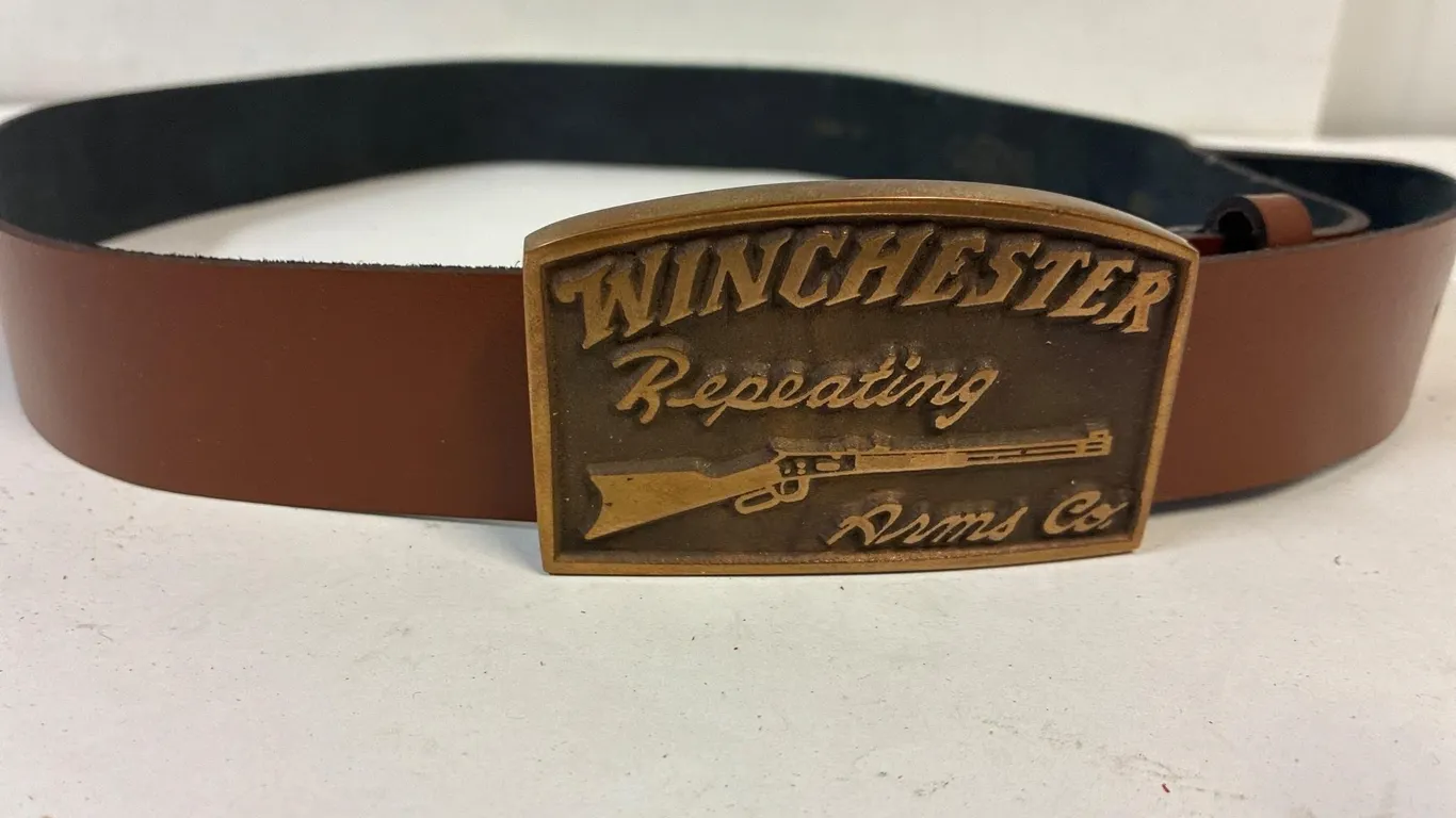 Winchester Buckle on Belt. Size 42