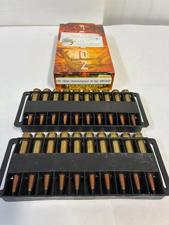 308 Cal. 165 gr 20 Cartridges Reloads