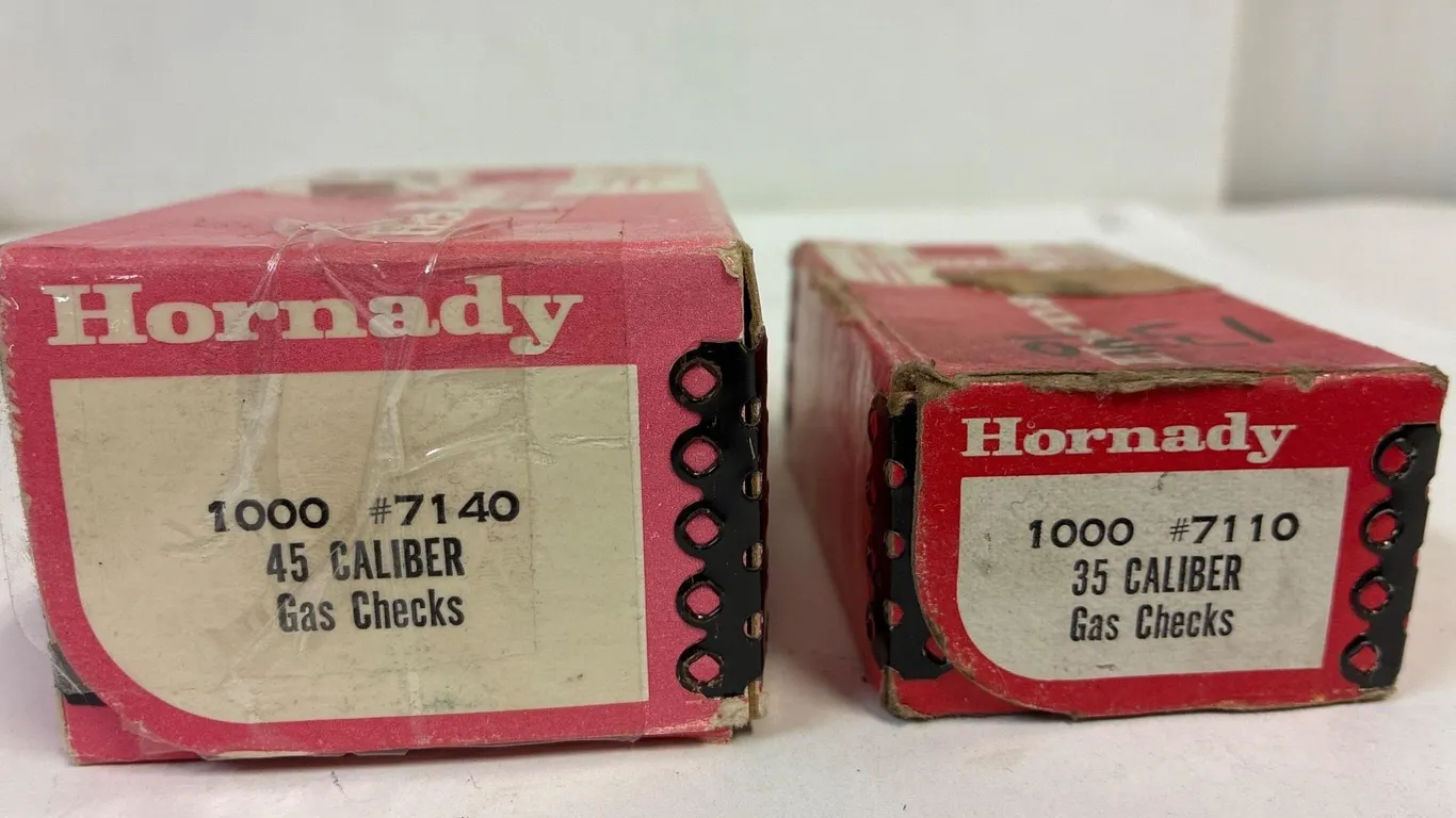 45 & 35 Cal. Gas Checks.