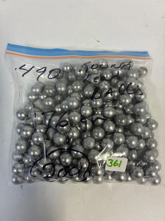 490 cal. 200 lead balls
