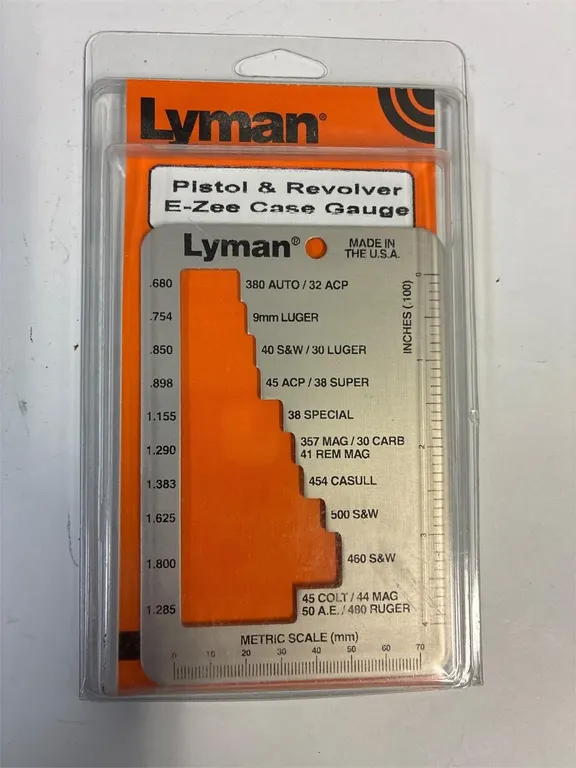 Lyman pistol & revolver e-zee case gauge