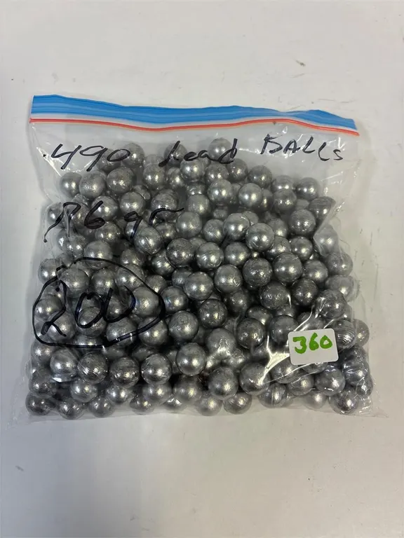 490 cal 200 Lead balls.